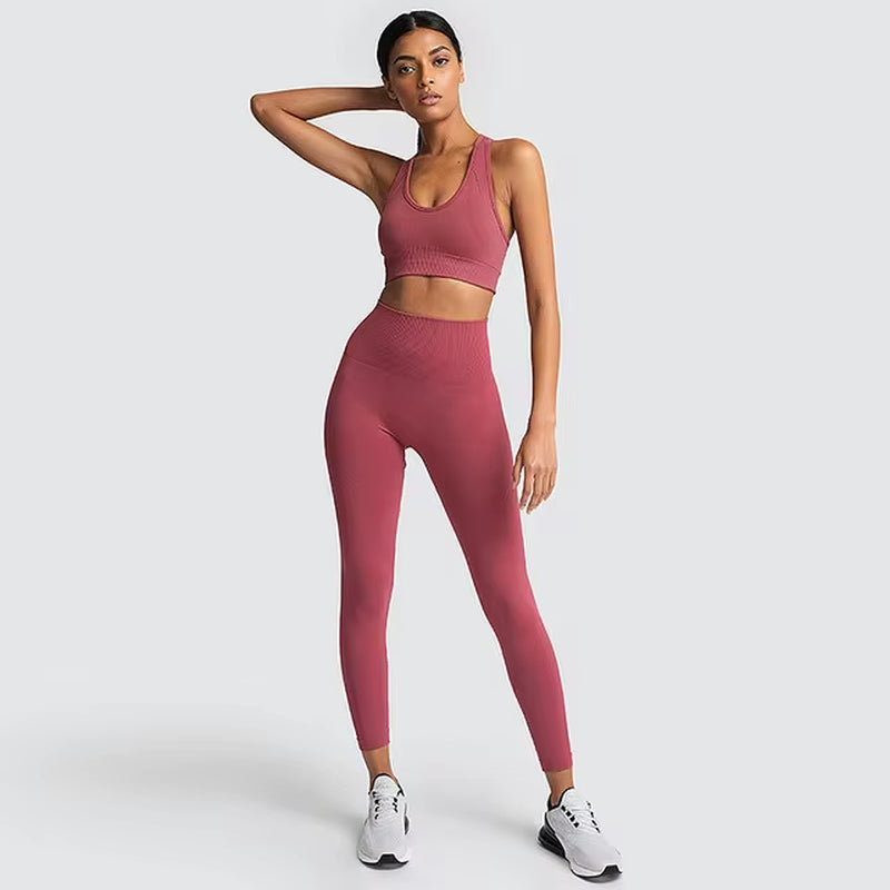 2Pcs Seamless Hyperflex Workout outfit