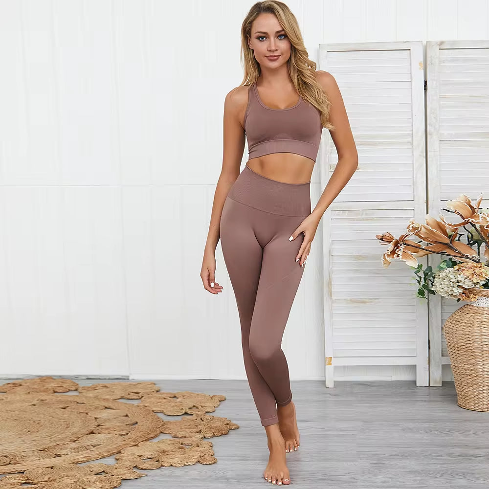 2Pcs Seamless Hyperflex Workout outfit