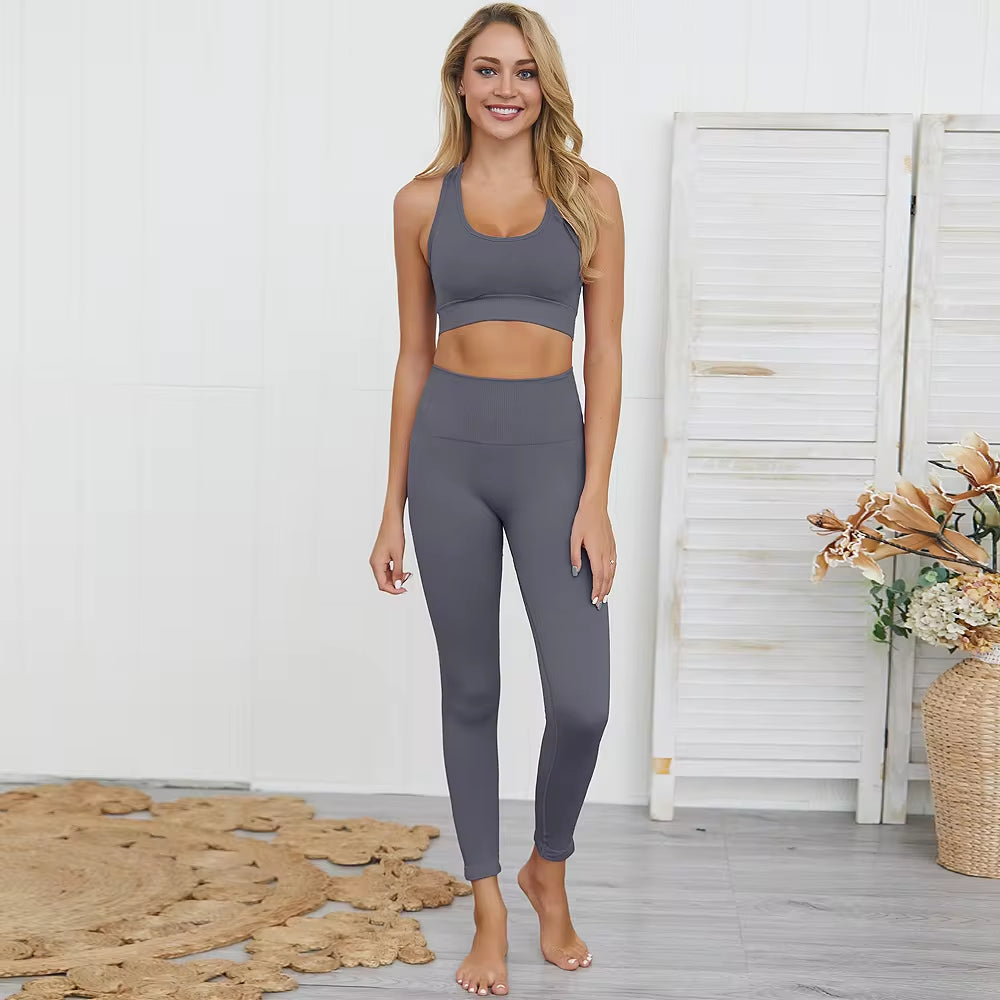 2Pcs Seamless Hyperflex Workout outfit