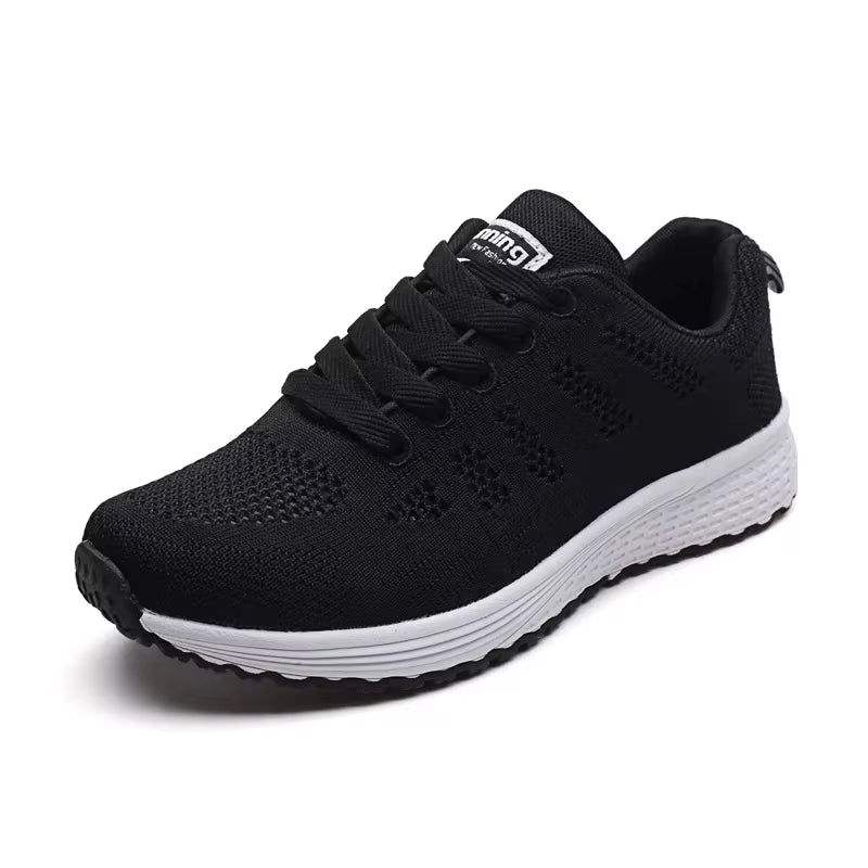 Women Casual Shoes Fashion Breathable Walking Mesh Flat Shoes Sneakers Women Gym Vulcanized Shoes White Female Footwear