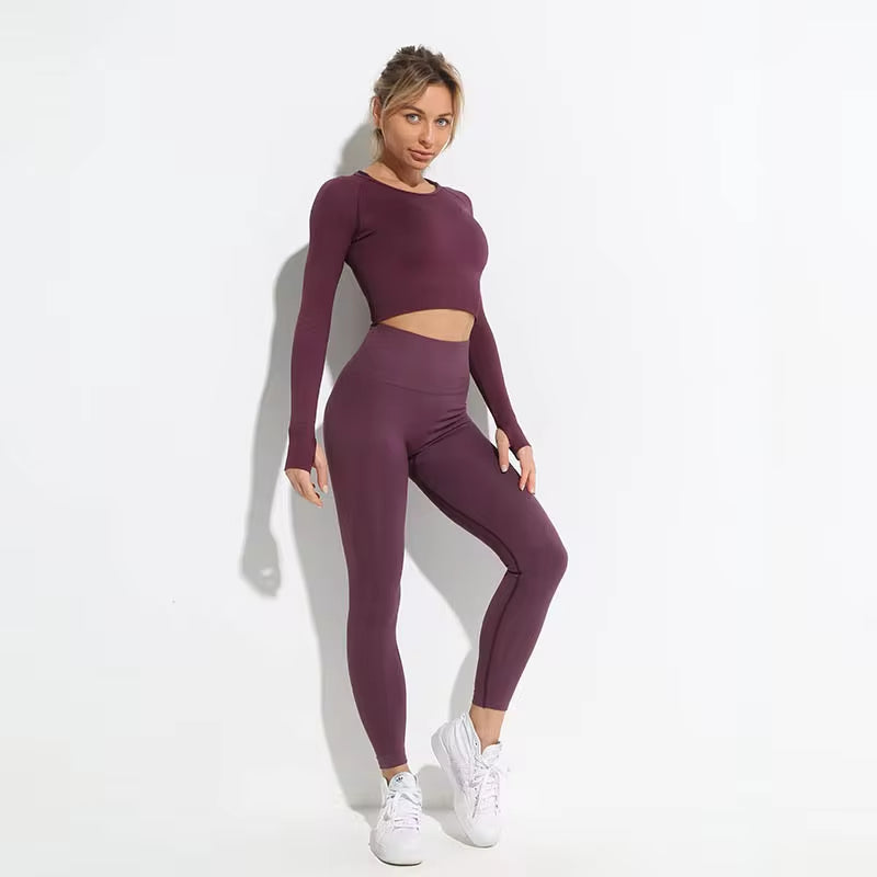 2Pcs Seamless Hyperflex Workout outfit