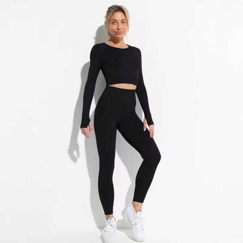 2Pcs Seamless Hyperflex Workout outfit