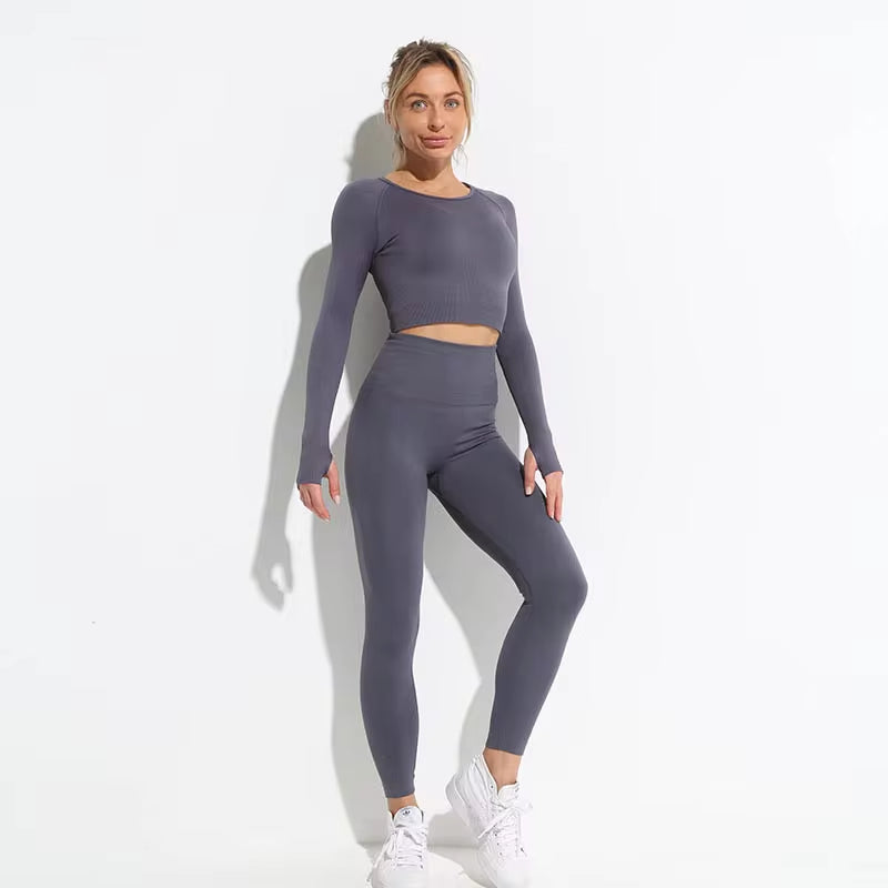 2Pcs Seamless Hyperflex Workout outfit