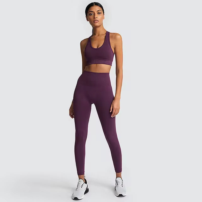 2Pcs Seamless Hyperflex Workout outfit