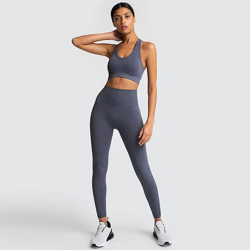 2Pcs Seamless Hyperflex Workout outfit