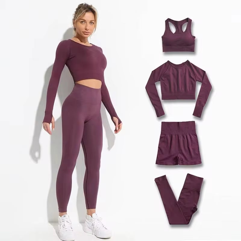 2Pcs Seamless Hyperflex Workout outfit