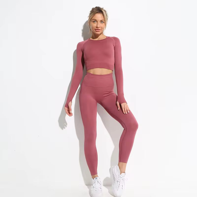 2Pcs Seamless Hyperflex Workout outfit