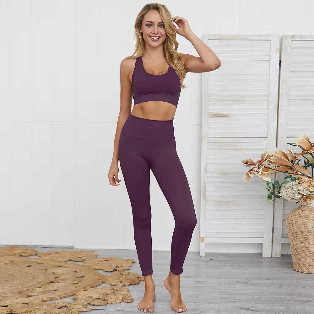 2Pcs Seamless Hyperflex Workout outfit